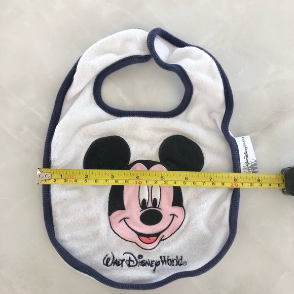 Walt Disney World Mickey Mouse Disney Bib for Infant Authentic Disney Park Merch - Picture 6 of 6